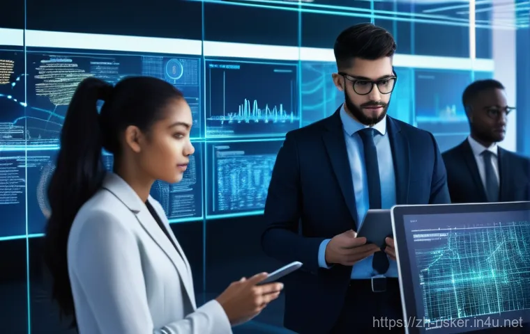 위험관리 관련 자격증의 취업시장 가치 - **Prompt:** A confident female financial risk manager, in her early 30s, wearing a sharp, dark busin... 위험관리 관련 자격증의 취업시장 가치 - **Prompt:** A confident female financial risk manager, in her early 30s, wearing a sharp, dark busin...