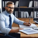 위험관리기술자의 자기계발 방법 - **Prompt 1: "The Lifelong Learner in Risk Management"**
    A highly detailed, realistic illustratio...