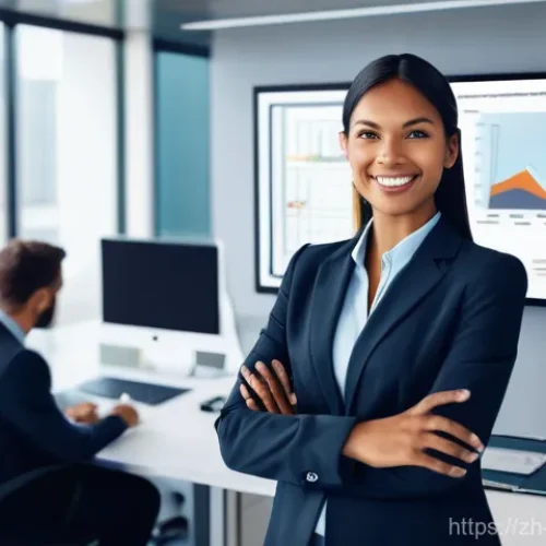 위험관리기술자 민간 자격증과 가치 - **Prompt 1: "The Strategic Risk Manager"**
    A highly confident and competent professional, dresse...